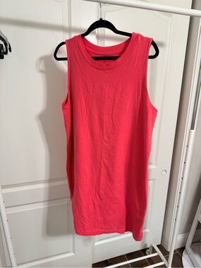 a new day Coral Pink Sleeveless Tank Dress